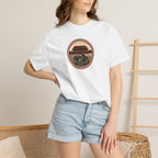 Vintage Camera & Pagoda T-Shirt — Retro Travel Photography Tee