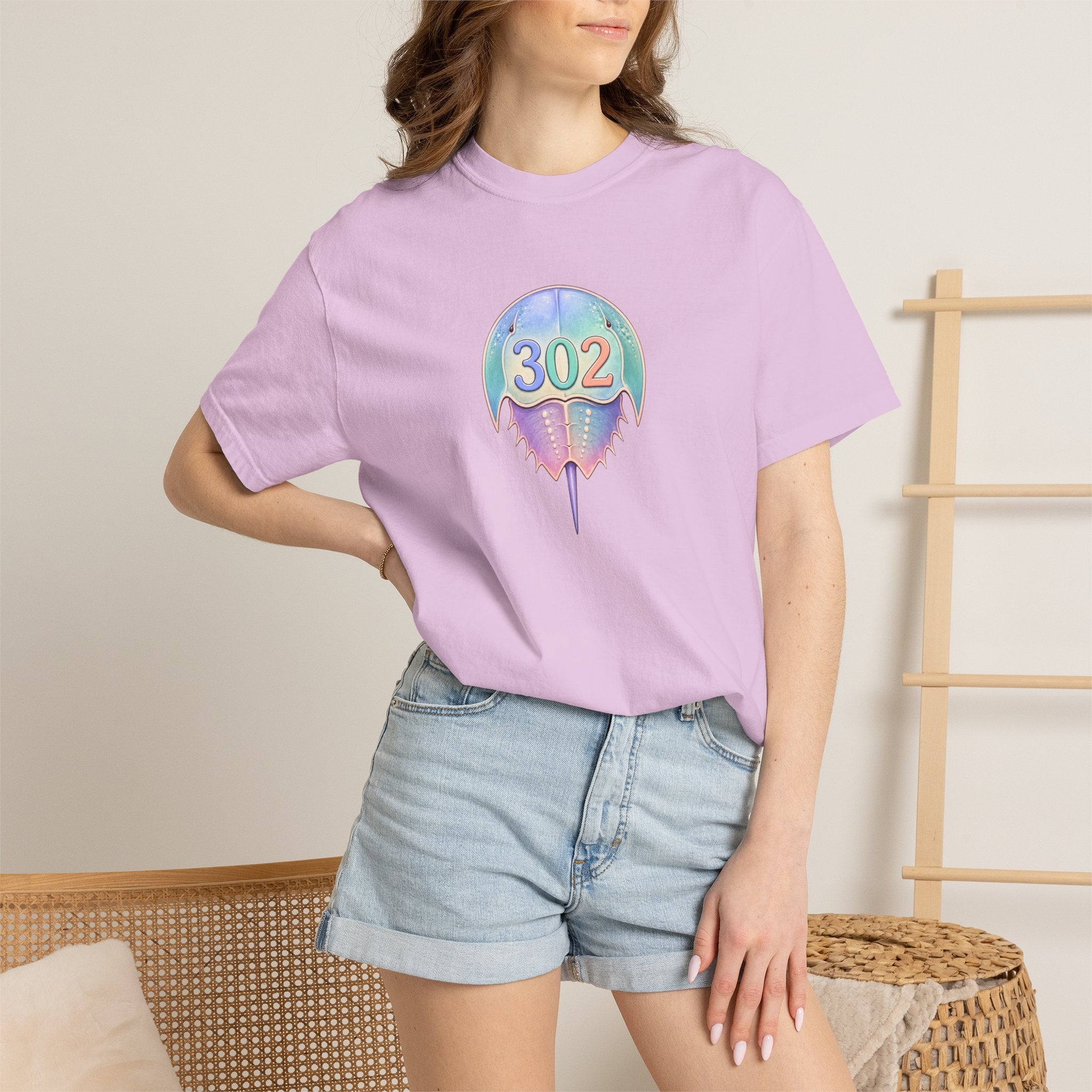 302 Rainbow Drip T-Shirt — Pastel Haze City Code Tee