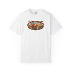 Vintage British Motorcycle T-Shirt — Union Jack Cafe Racer Graphic