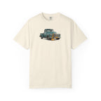 Vintage Pickup Truck & Guitar T-Shirt — Retro Americana Tee for Musicians & Classic Car Fans