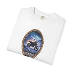 Motorcycle Night Ride T-Shirt — Framed Rider Graphic Tee
