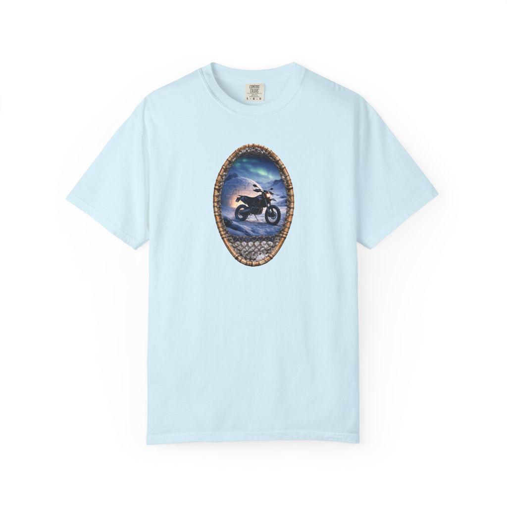 Copy of Motorcycle Night Ride T-Shirt — Framed Rider Graphic Tee