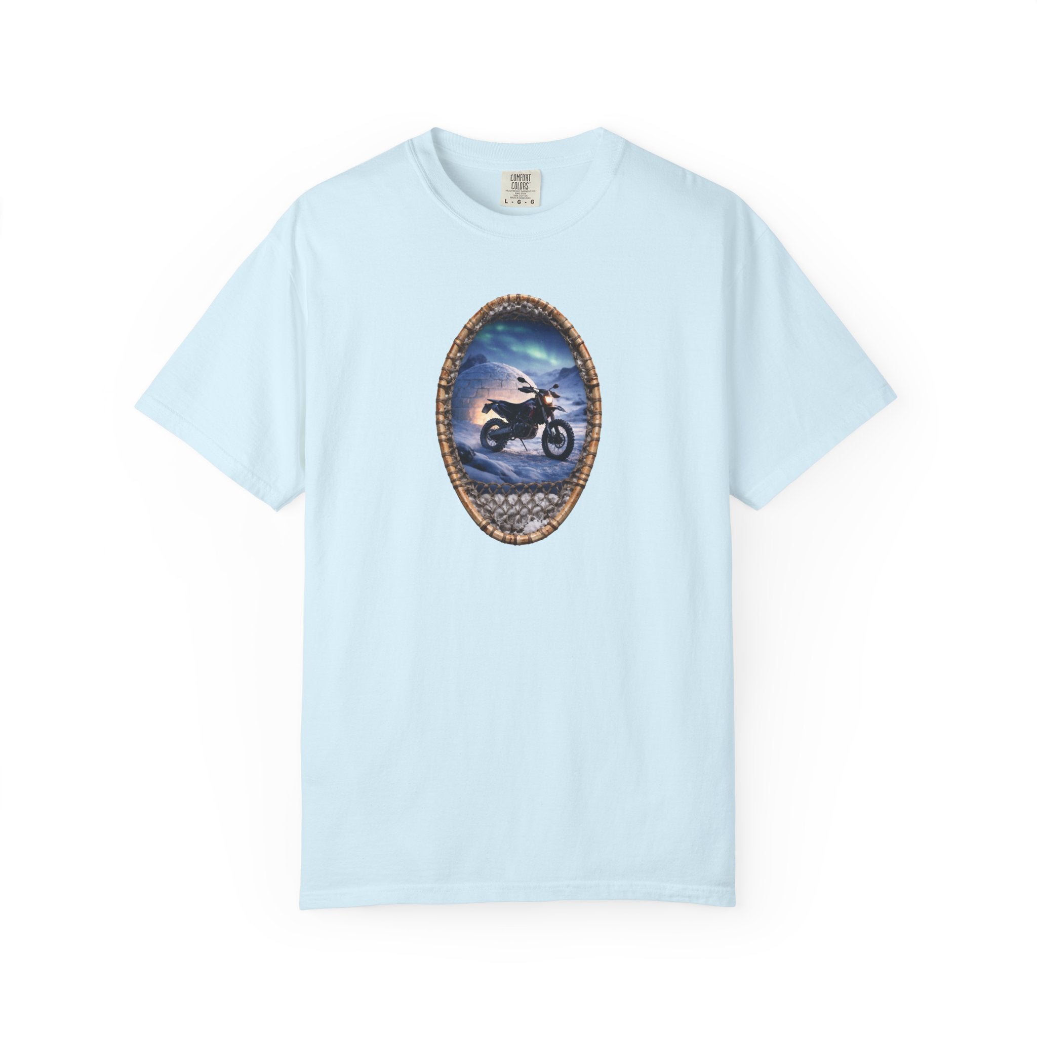 Copy of Motorcycle Night Ride T-Shirt — Framed Rider Graphic Tee