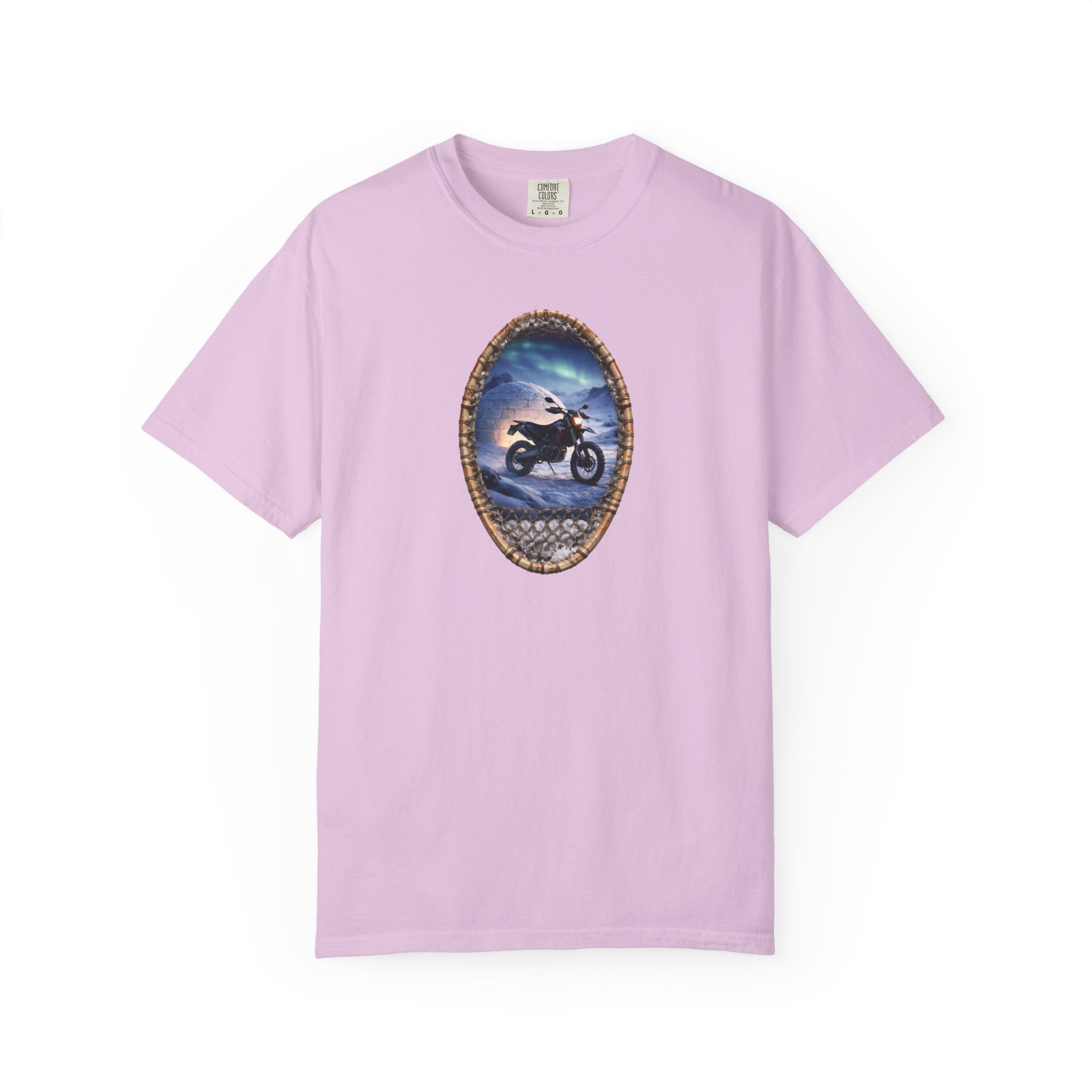 Copy of Motorcycle Night Ride T-Shirt — Framed Rider Graphic Tee