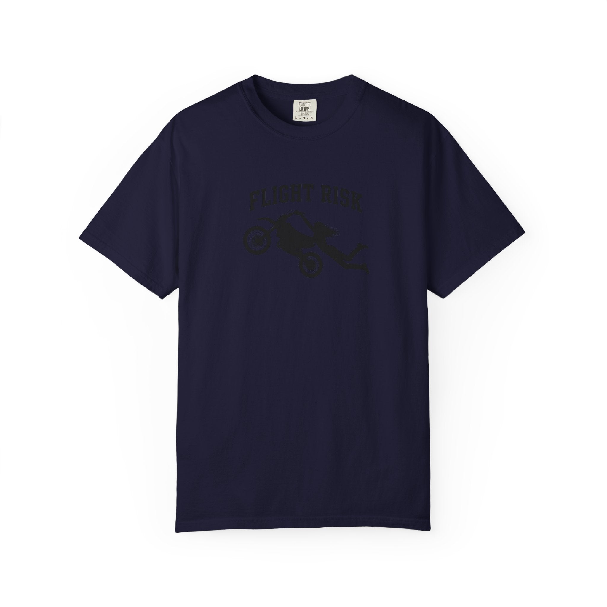 Flight Risk Motorcycle T-Shirt — Stunt Rider Graphic Tee