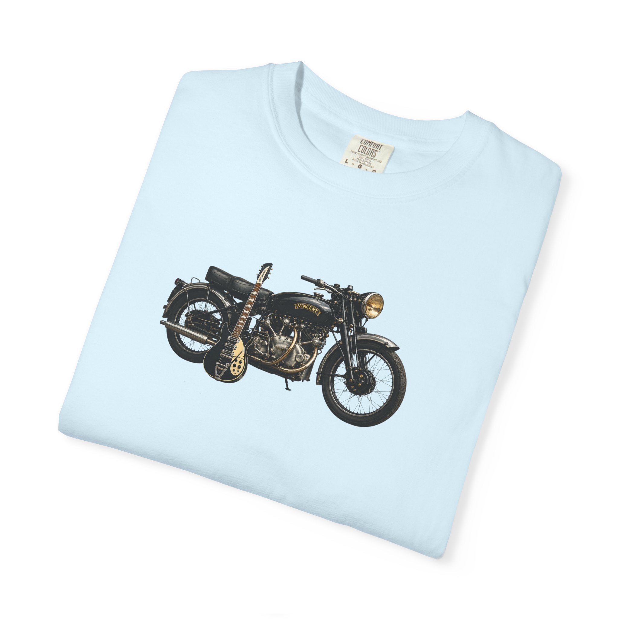 Vintage Motorcycle T-Shirt — Retro Classic Bike Graphic Tee