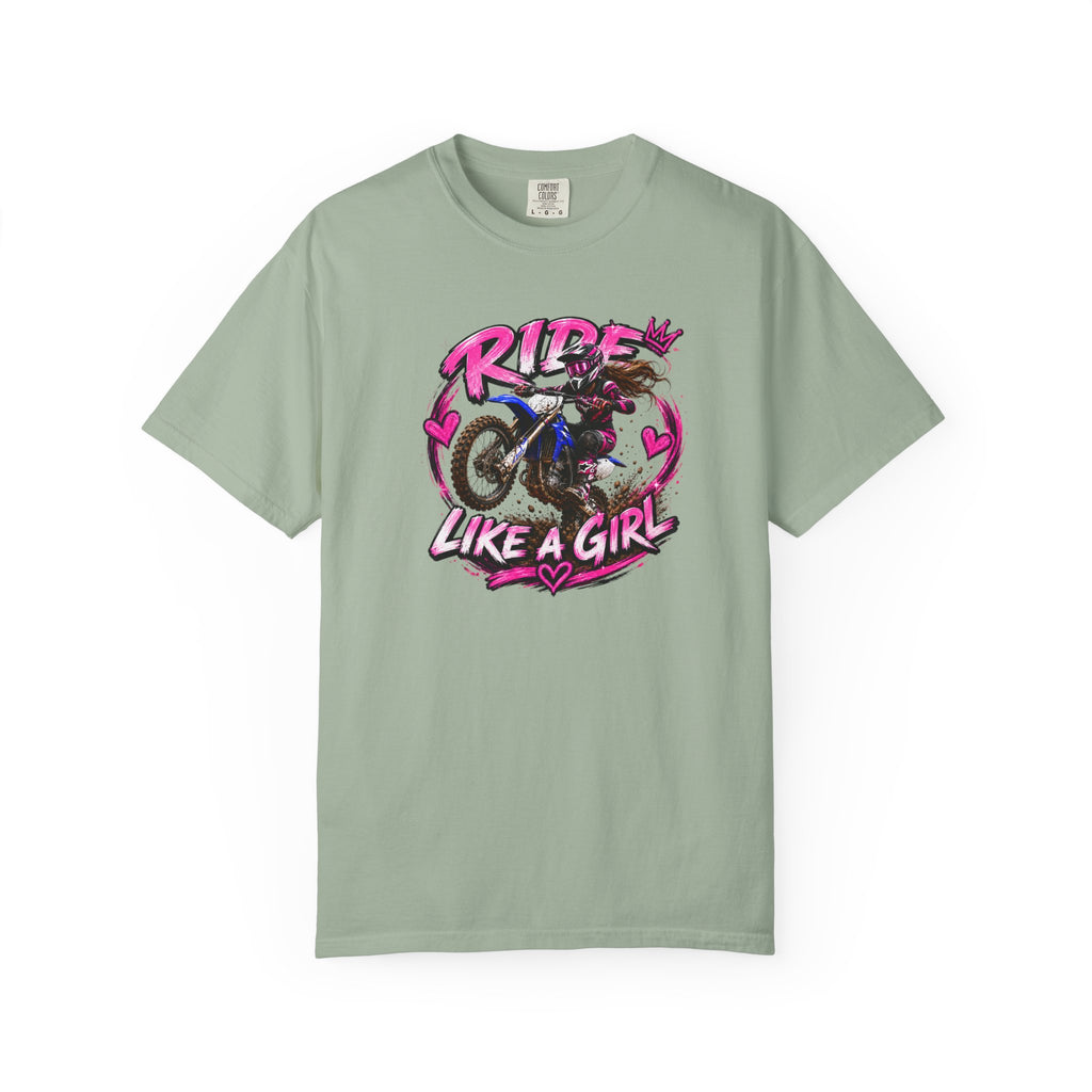 Ride Like a Girl T-Shirt — Women's Motocross Dirt Bike Graphic Tee