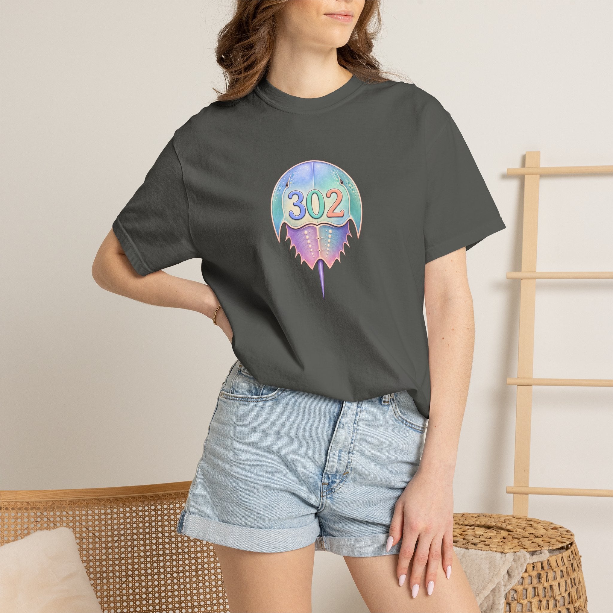 302 Rainbow Drip T-Shirt — Pastel Haze City Code Tee