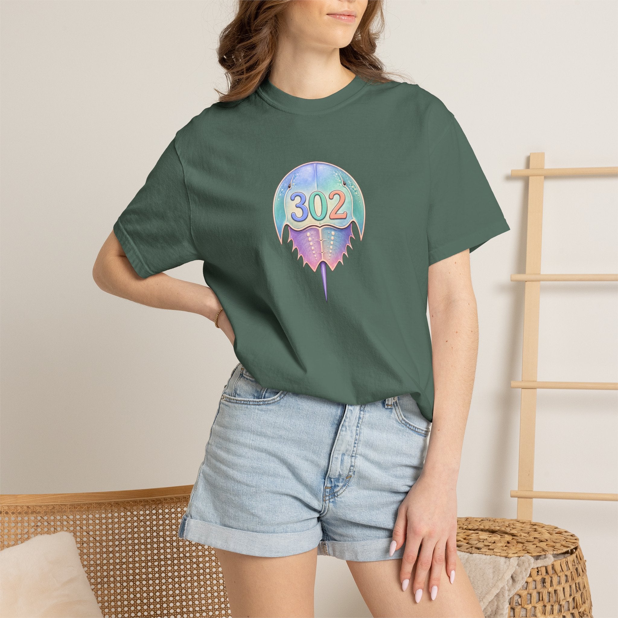 302 Rainbow Drip T-Shirt — Pastel Haze City Code Tee