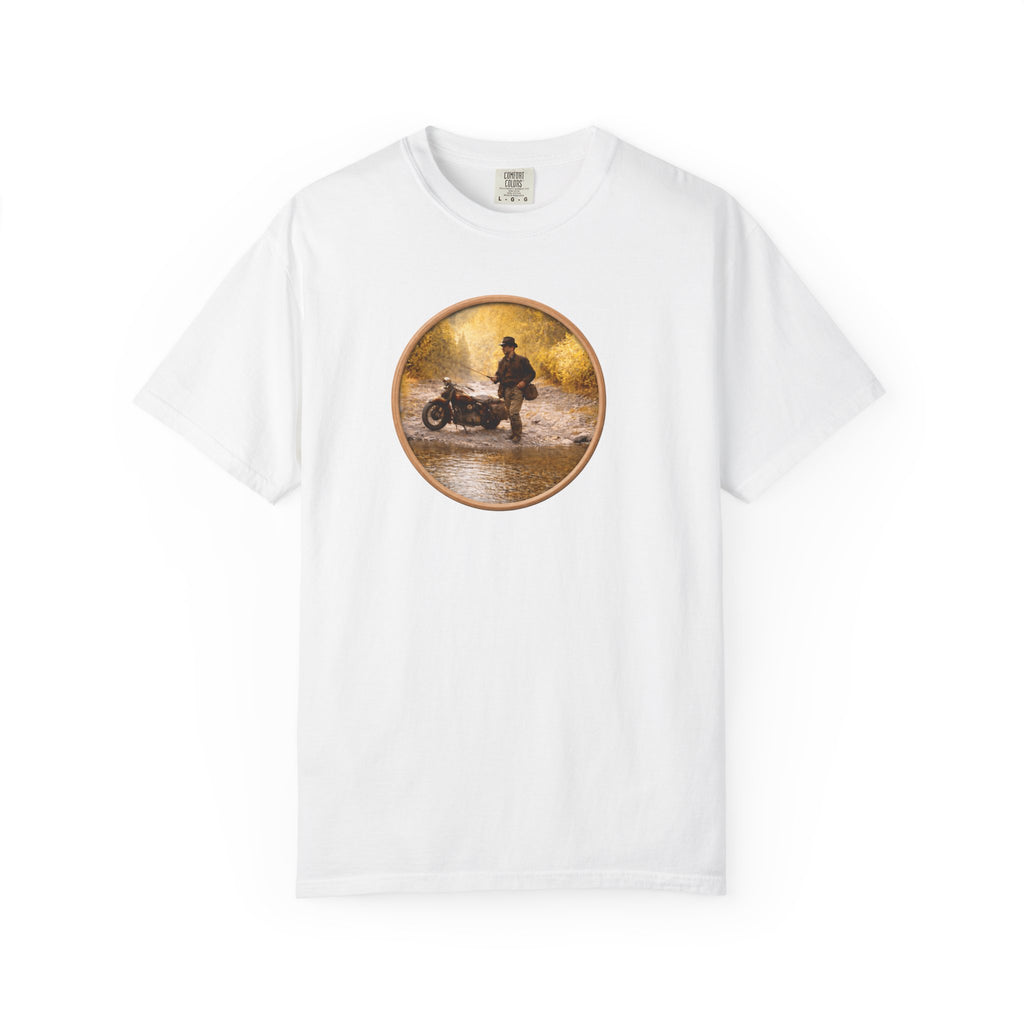 Motorcycle Rider Vintage Photo T-Shirt