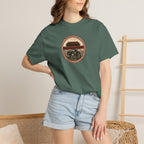 Vintage Camera & Pagoda T-Shirt — Retro Travel Photography Tee