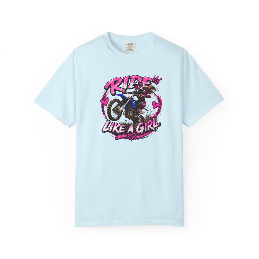 Ride Like a Girl T-Shirt — Women's Motocross Dirt Bike Graphic Tee