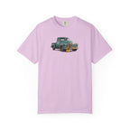 Vintage Pickup Truck & Guitar T-Shirt — Retro Americana Tee for Musicians & Classic Car Fans