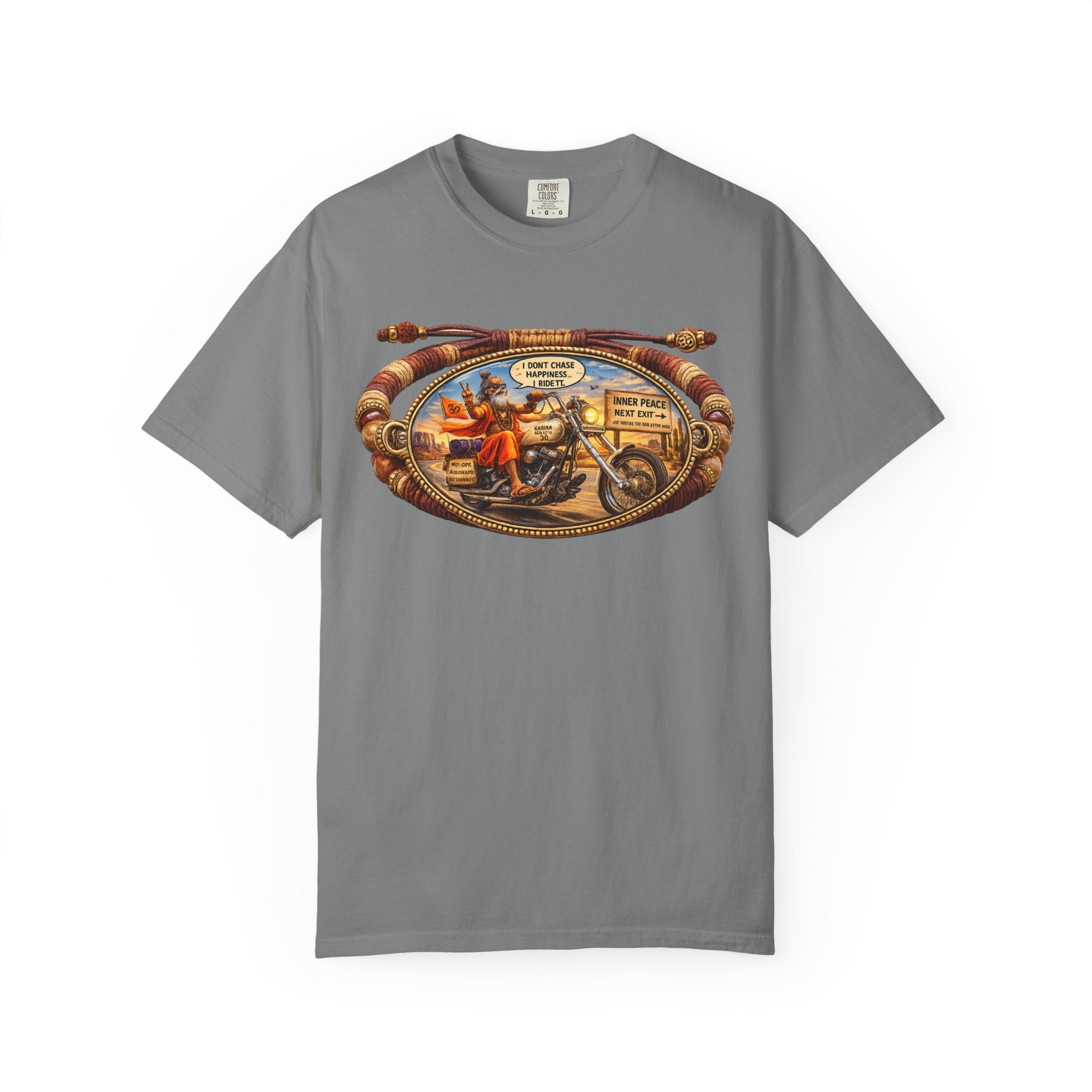 Vintage British Motorcycle T-Shirt — Union Jack Cafe Racer Graphic