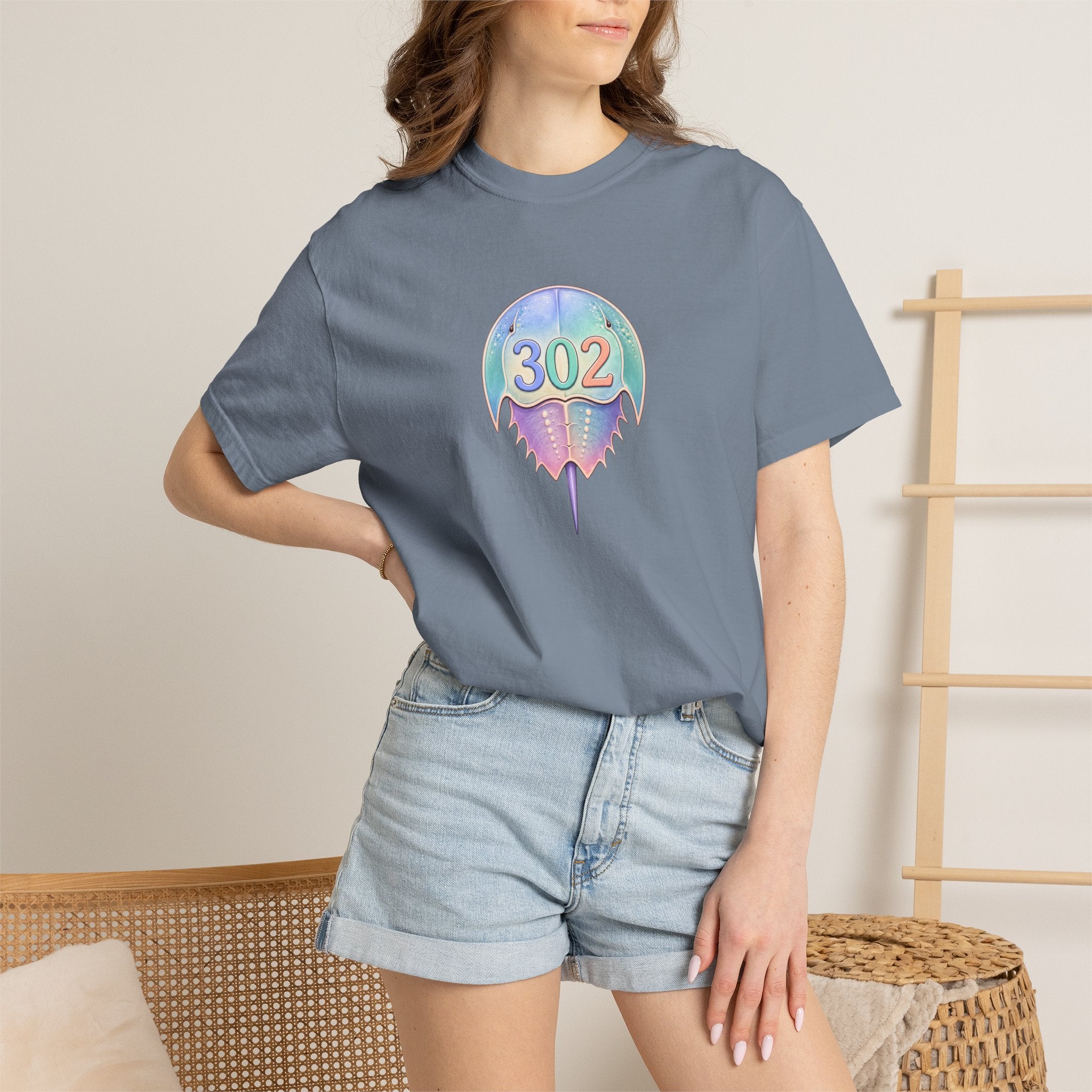 302 Rainbow Drip T-Shirt — Pastel Haze City Code Tee