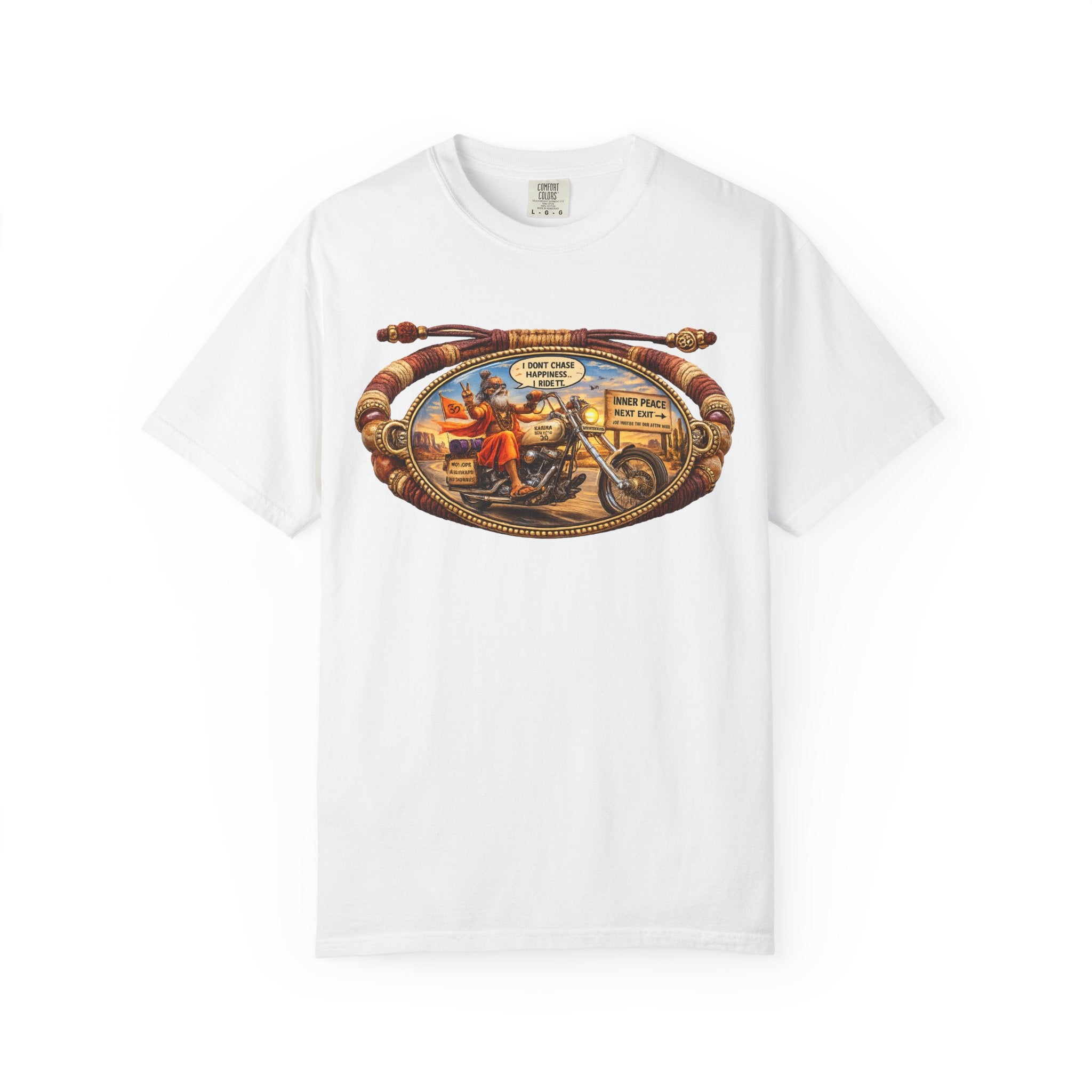 Vintage British Motorcycle T-Shirt — Union Jack Cafe Racer Graphic