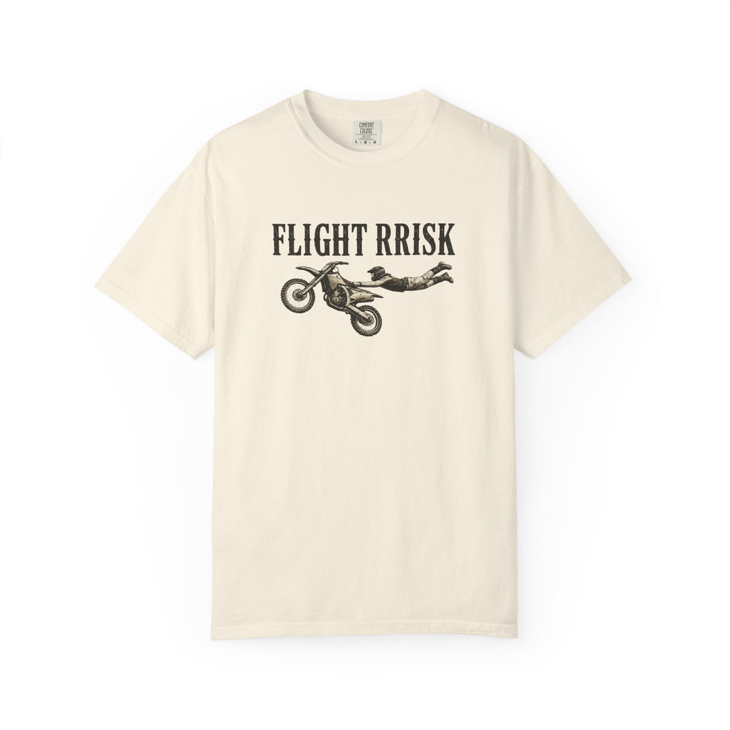 Flight Risk Motorcycle T-Shirt — Stunt Rider Graphic Tee