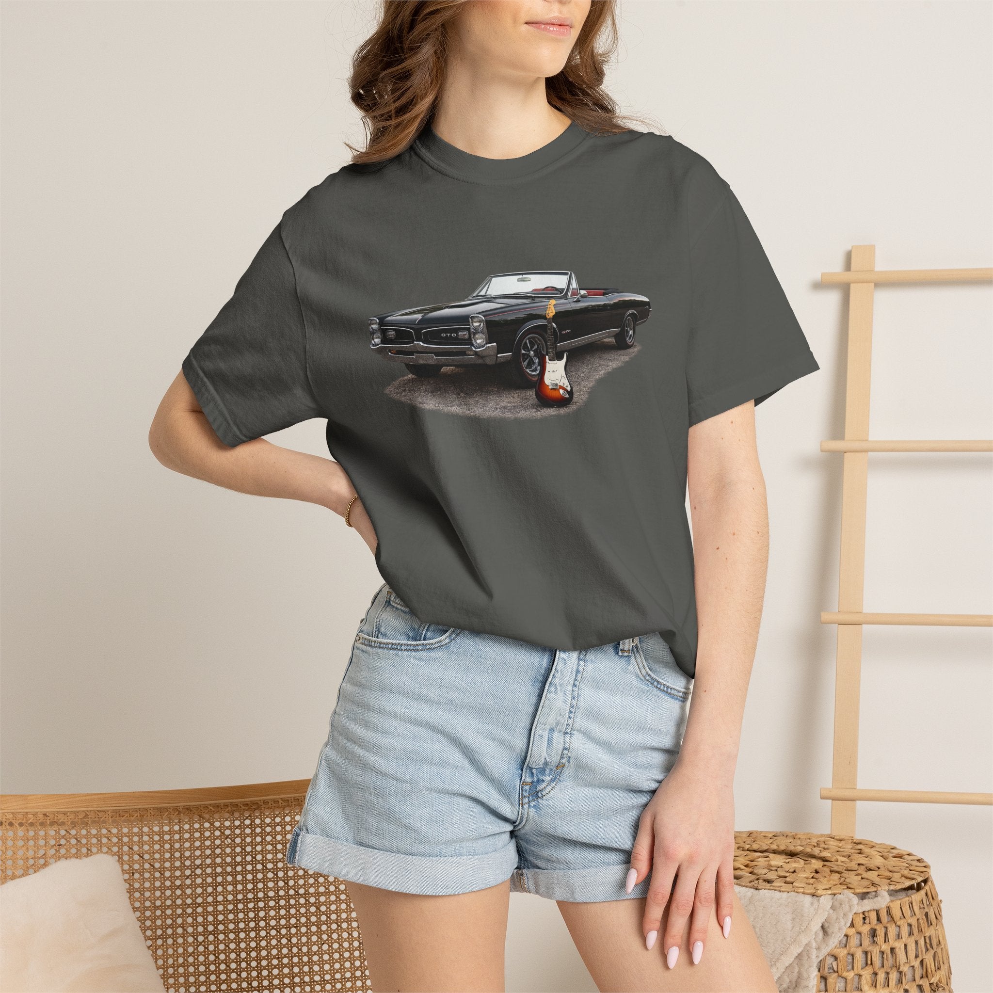 Classic Convertible Car T-Shirt — Retro Muscle Car Graphic Tee