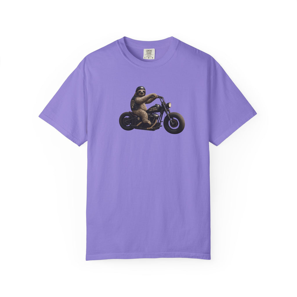 Motorcycle Sloth T-Shirt — Funny Biker Animal Tee