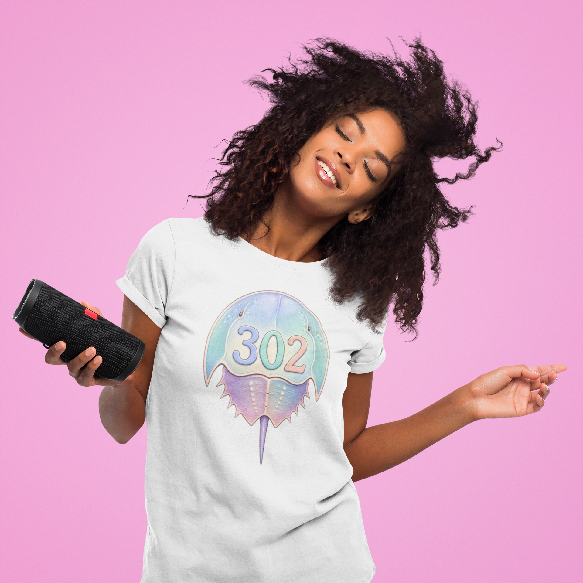 302 Rainbow Drip T-Shirt — Pastel Haze City Code Tee