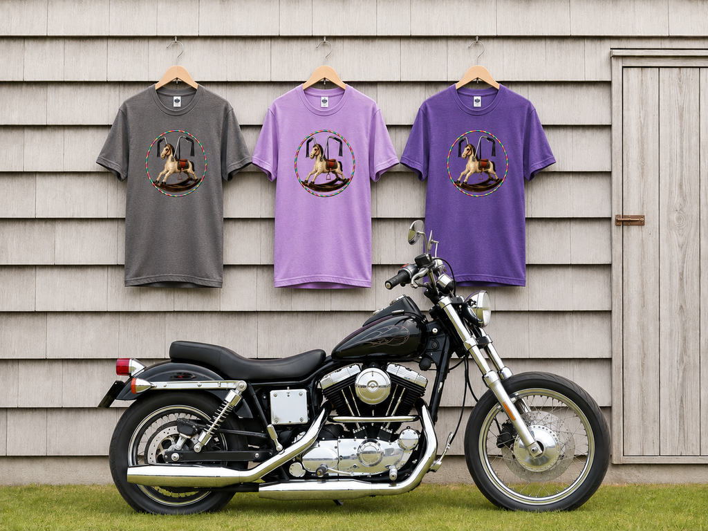 Copy of Rocking Horse T-Shirt — Vintage Carousel Toy Graphic Tee