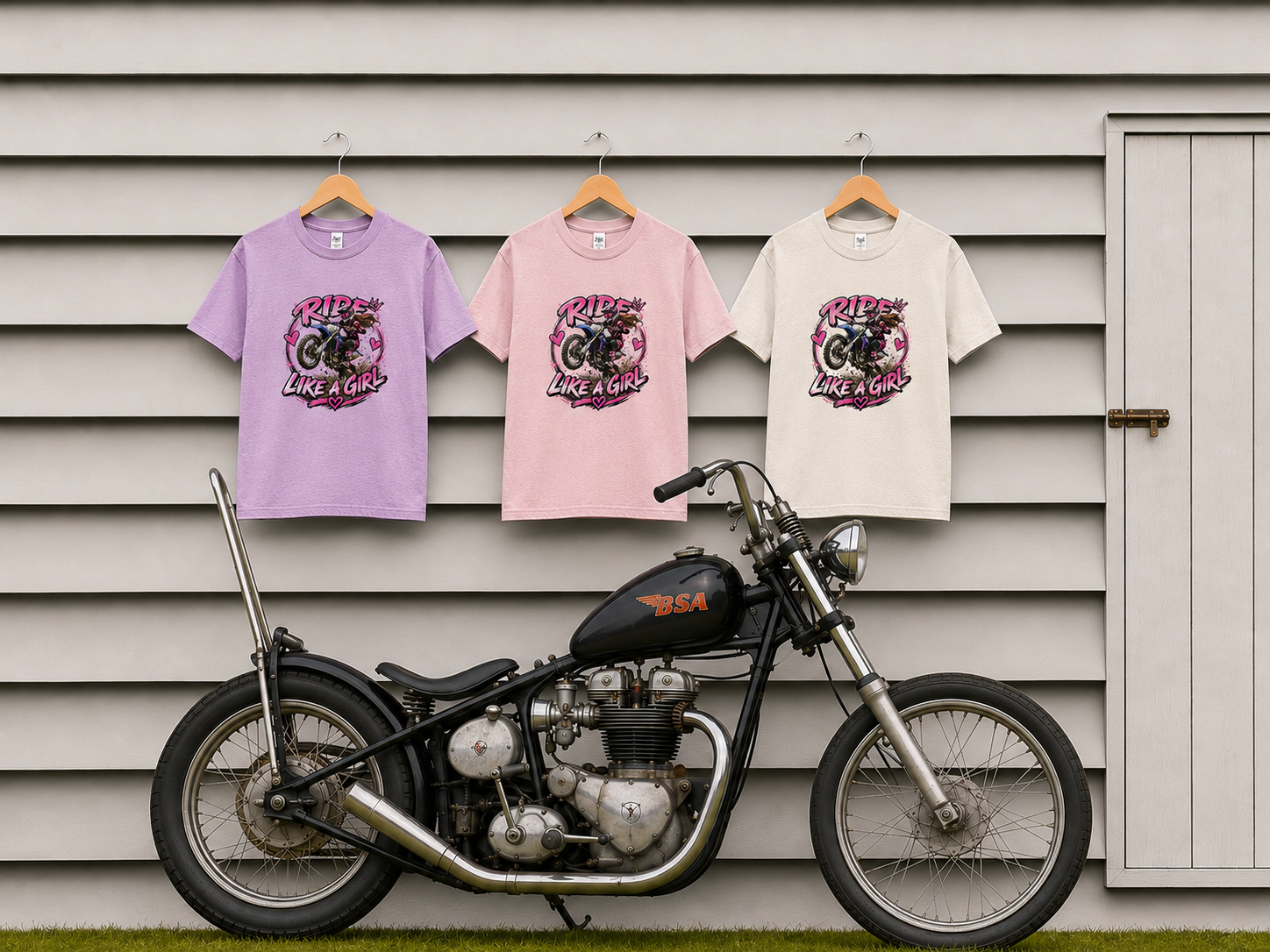 Ride Like a Girl T-Shirt — Women's Motocross Dirt Bike Graphic Tee