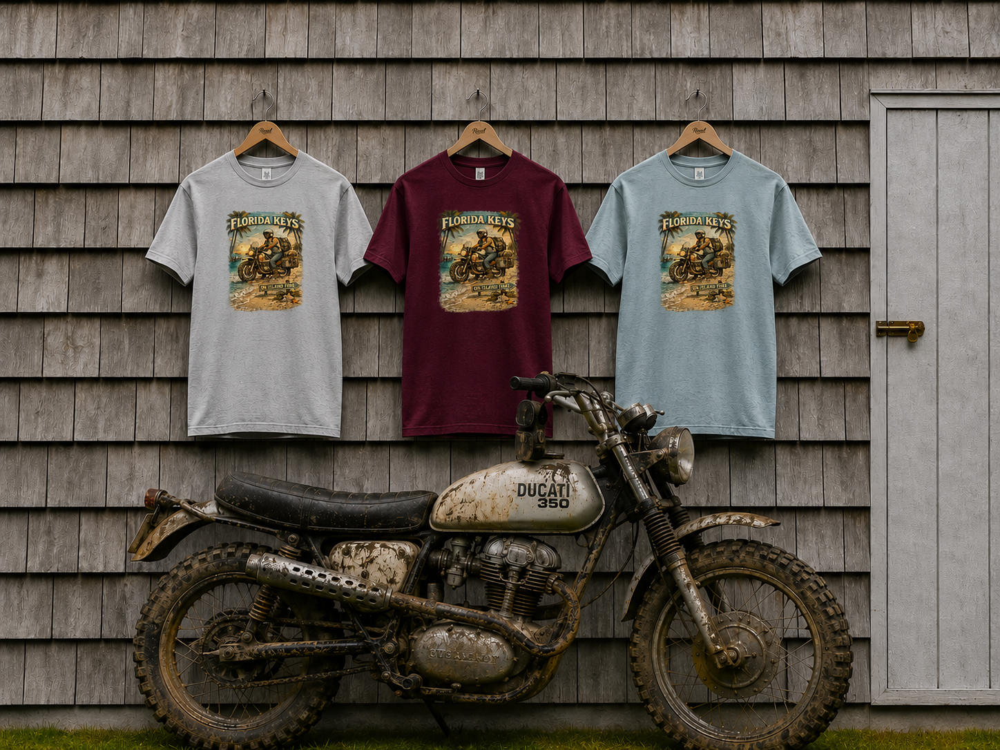 Adventure Motorcycle T-Shirt — "Life Is An Adventure, Make It Count"