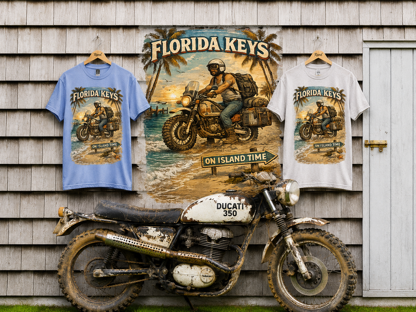 Adventure Motorcycle T-Shirt — "Life Is An Adventure, Make It Count"