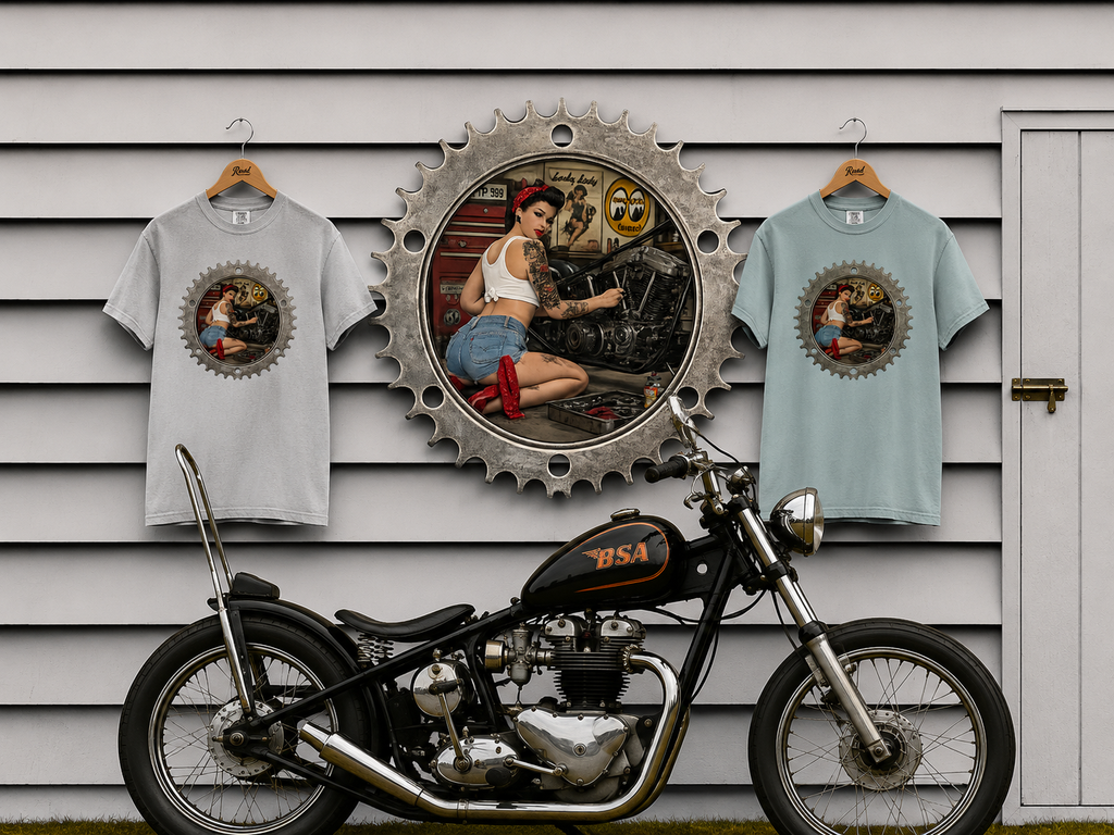 Pin Up Gal Mechanic