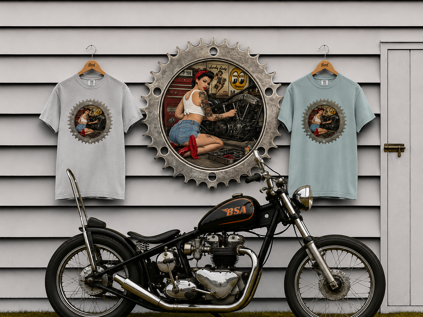 Pin Up Gal Mechanic