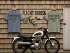 Flight Risk Motorcycle T-Shirt — Stunt Rider Graphic Tee