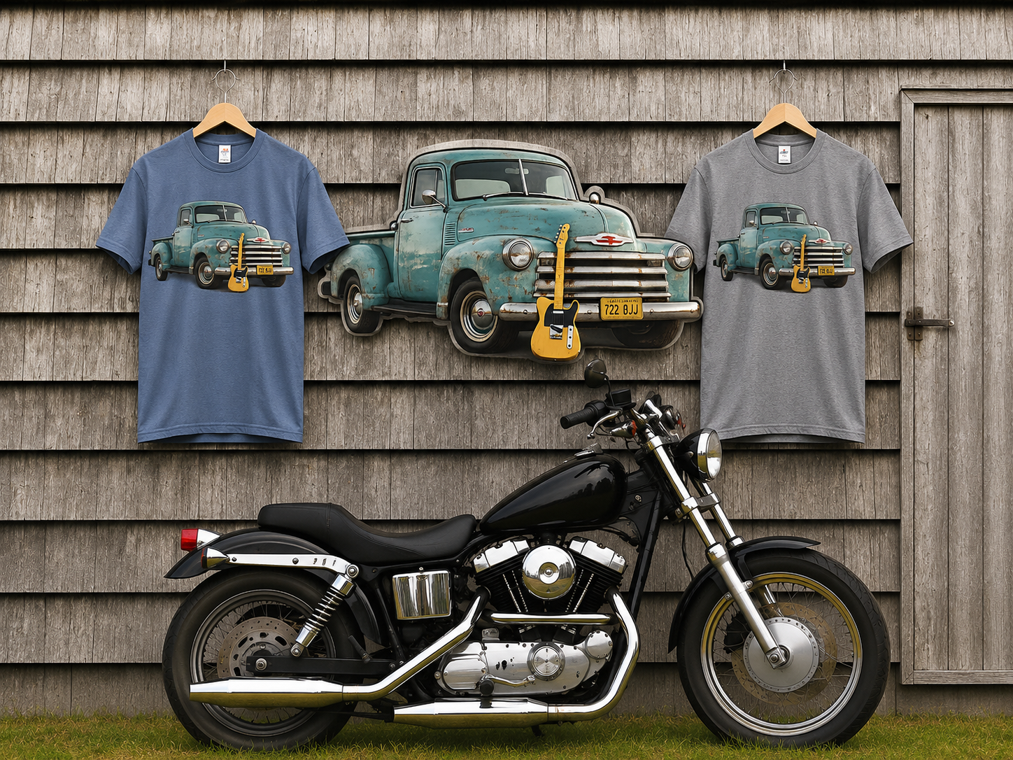 53 Chevy & Guitar