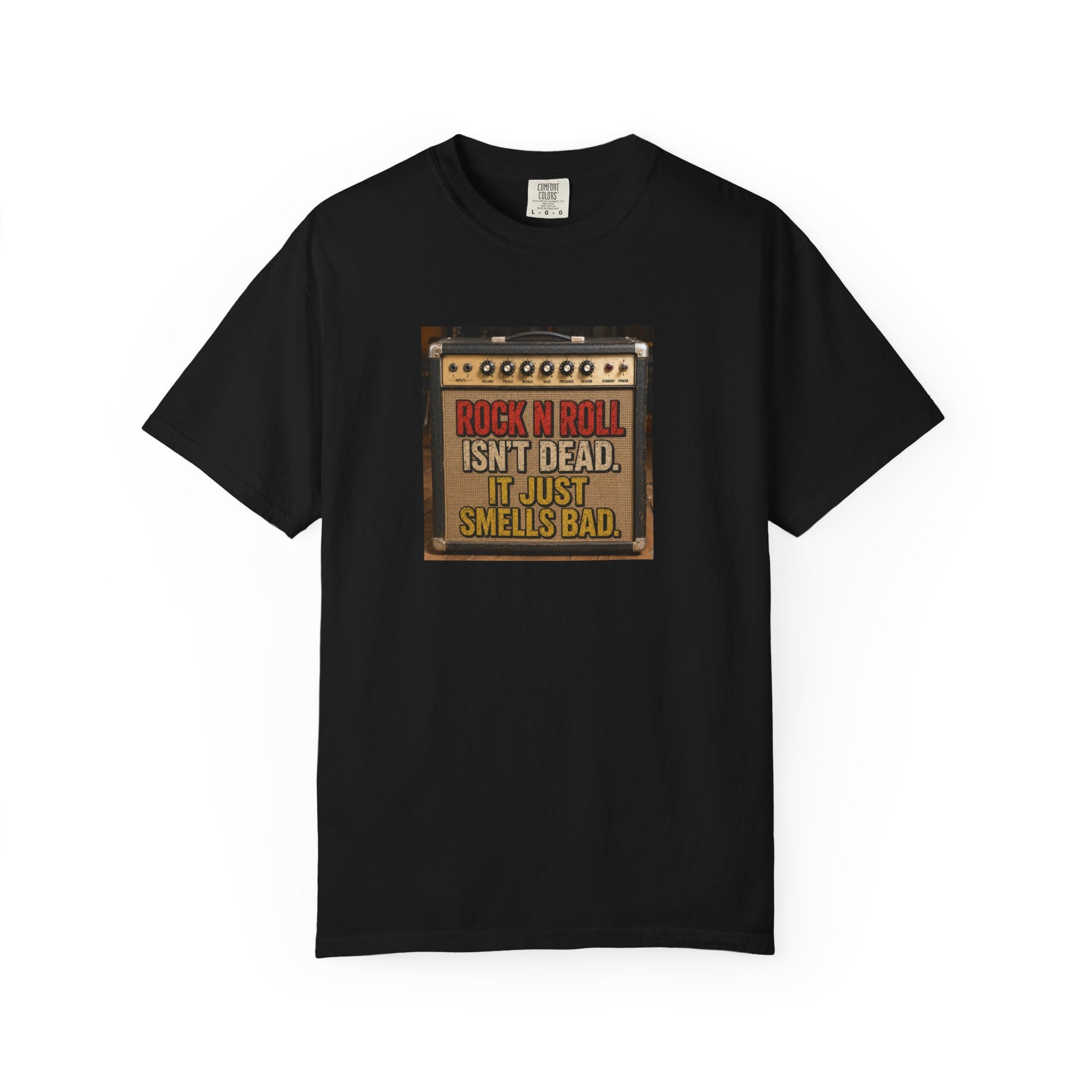Rock 'N' Roll Isn't Dead T-Shirt — Vintage Amp Graphic Tee