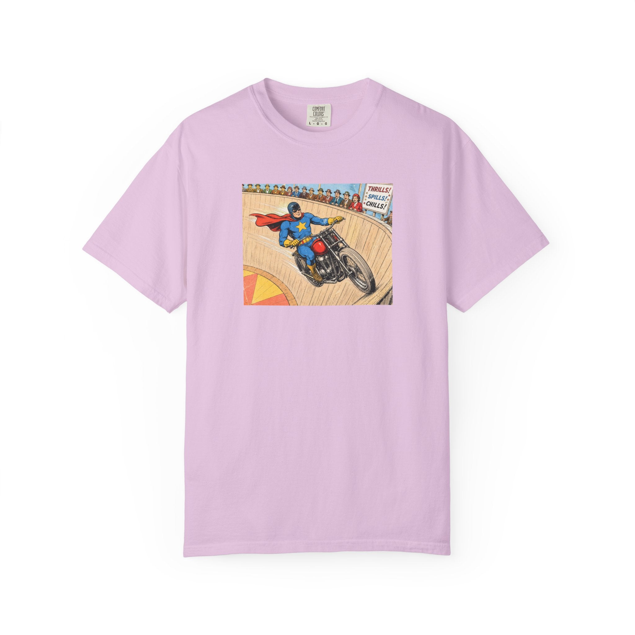 Motorcycle Racer Vintage Comic T-Shirt
