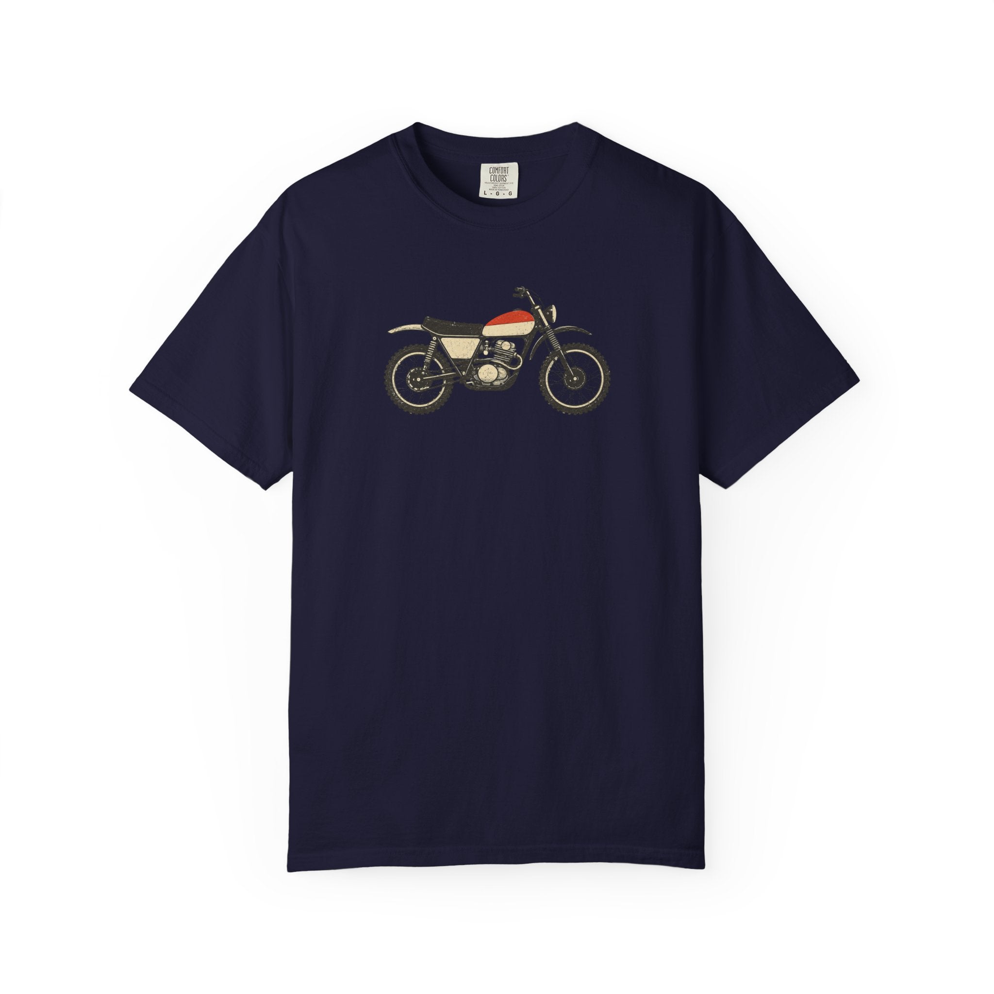 Vintage Motorcycle T-Shirt — Retro Cafe Racer Tee