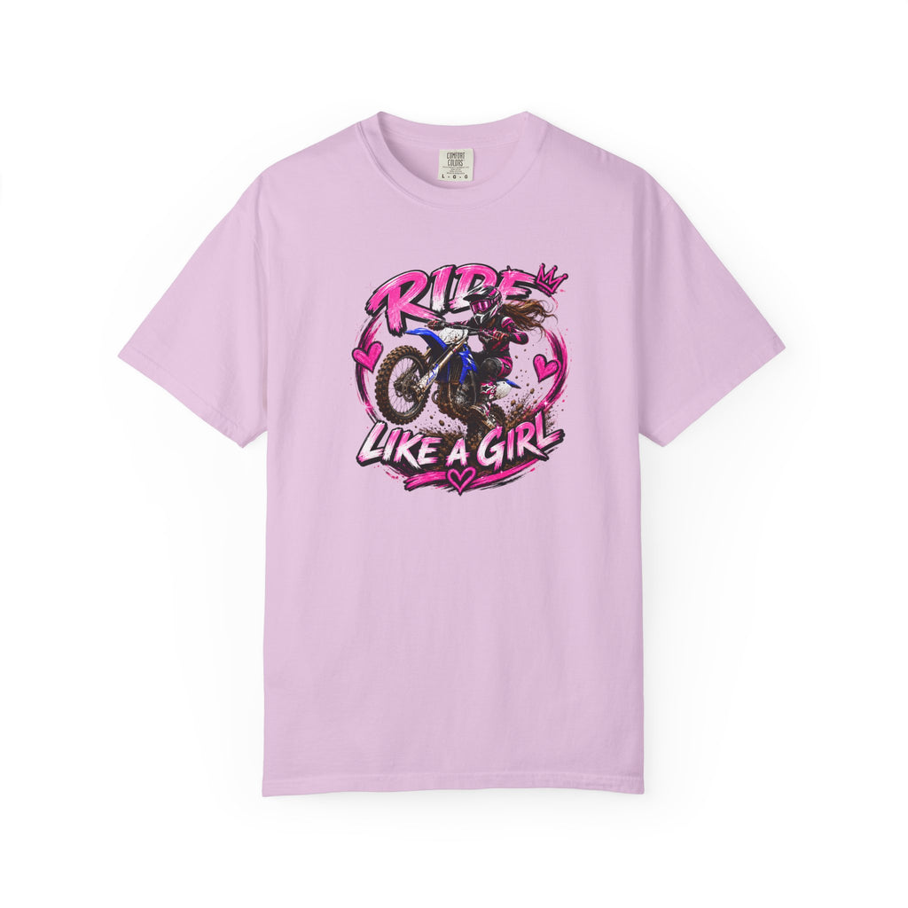 Ride Like a Girl T-Shirt — Women's Motocross Dirt Bike Graphic Tee