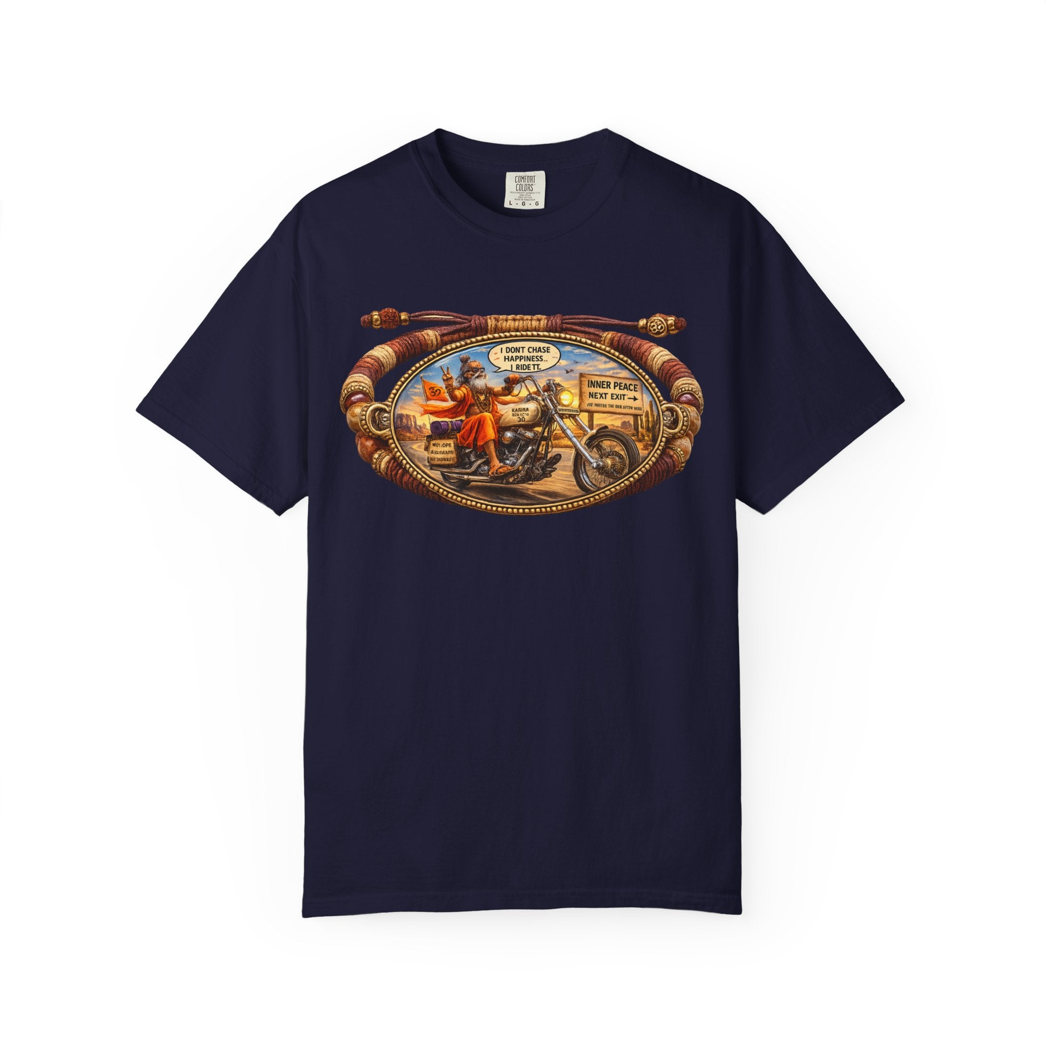 Vintage British Motorcycle T-Shirt — Union Jack Cafe Racer Graphic