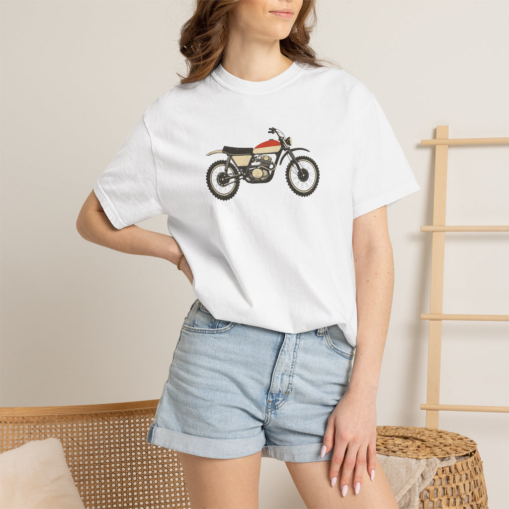 Vintage Motorcycle T-Shirt — Retro Cafe Racer Tee