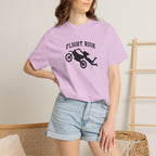 Flight Risk Motorcycle T-Shirt — Stunt Rider Graphic Tee