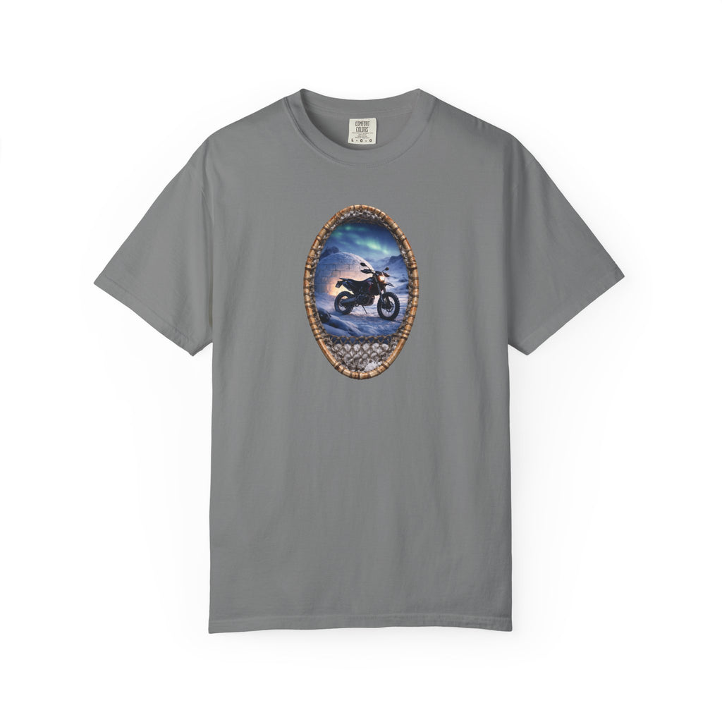 Copy of Motorcycle Night Ride T-Shirt — Framed Rider Graphic Tee