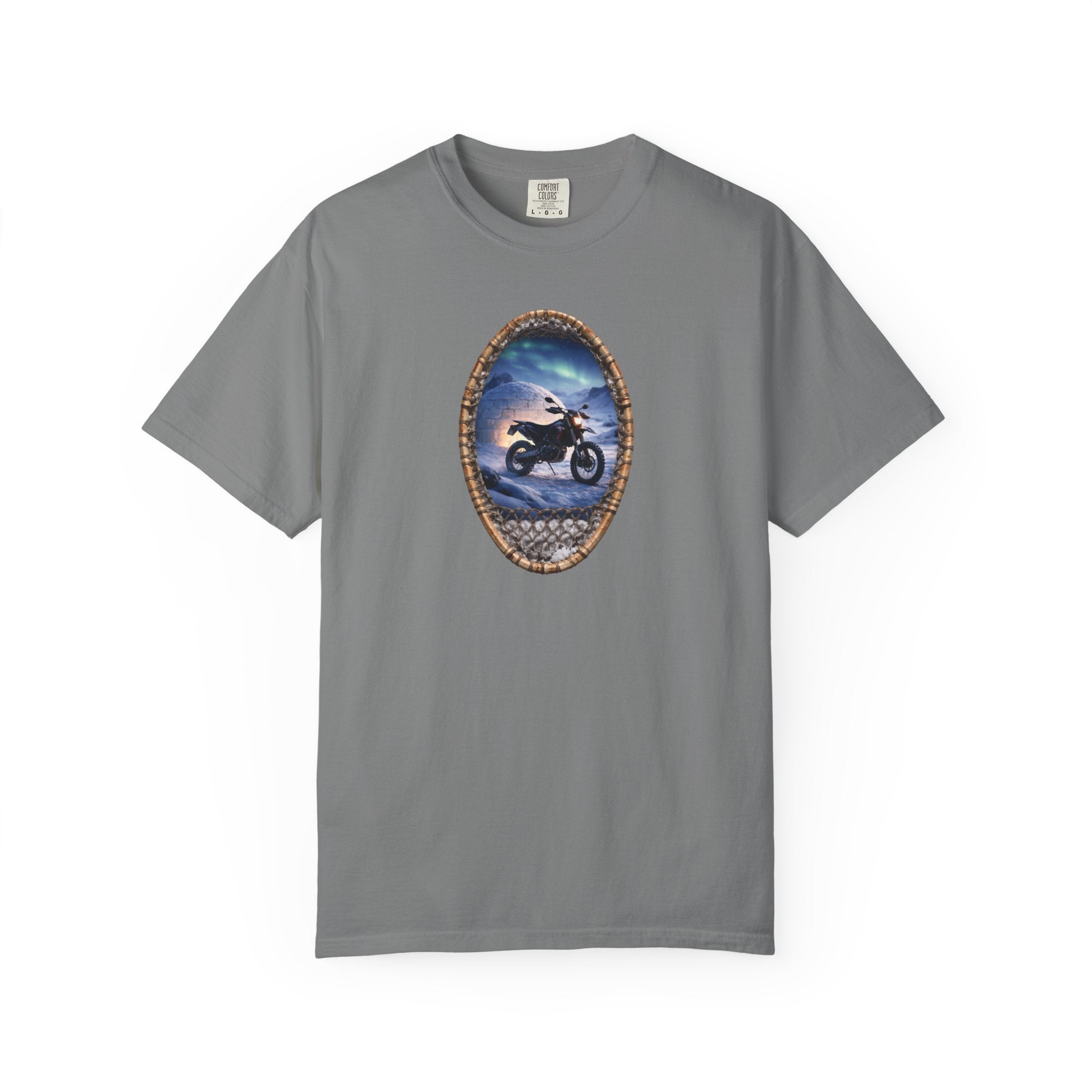 Copy of Motorcycle Night Ride T-Shirt — Framed Rider Graphic Tee