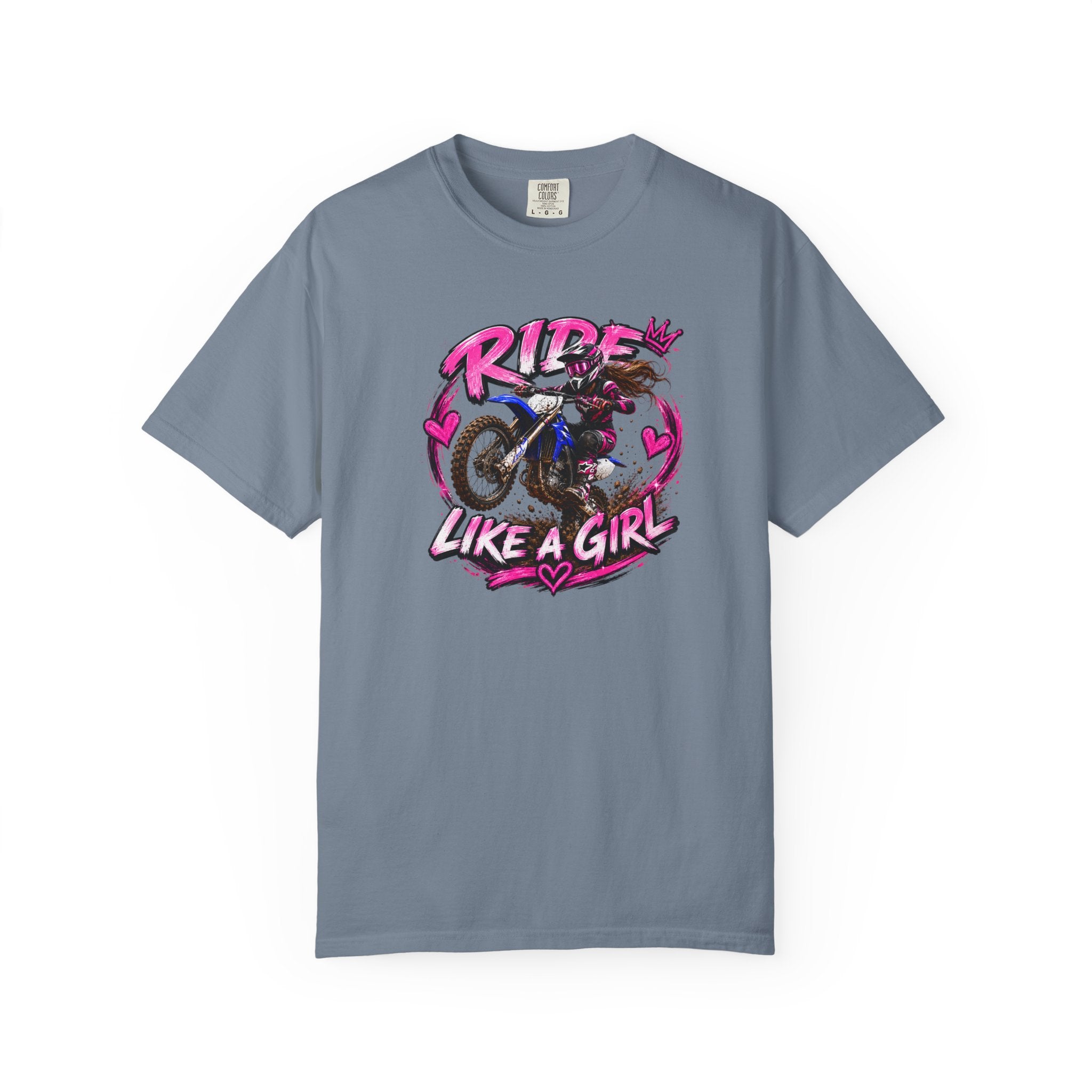 Ride Like a Girl T-Shirt — Women's Motocross Dirt Bike Graphic Tee
