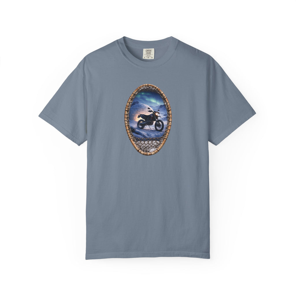 Copy of Motorcycle Night Ride T-Shirt — Framed Rider Graphic Tee