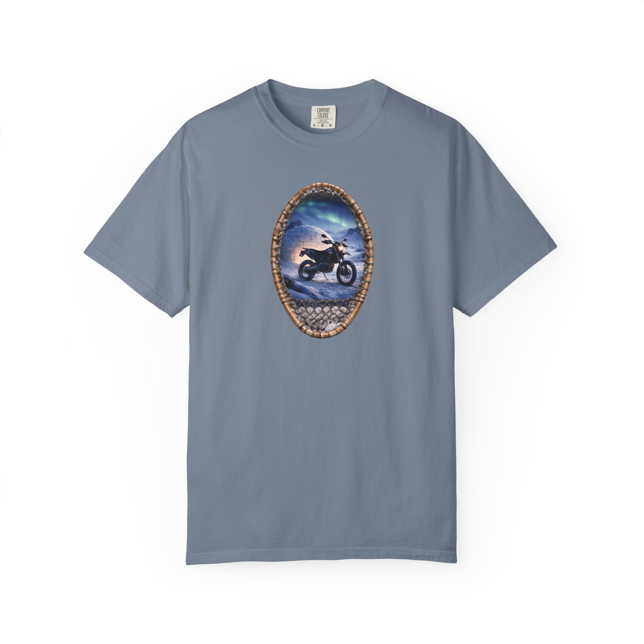 Copy of Motorcycle Night Ride T-Shirt — Framed Rider Graphic Tee