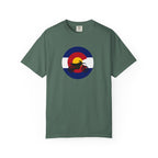 Copy of Motorcycle Sunset T-Shirt — Retro Colorado Circle Rider Tee