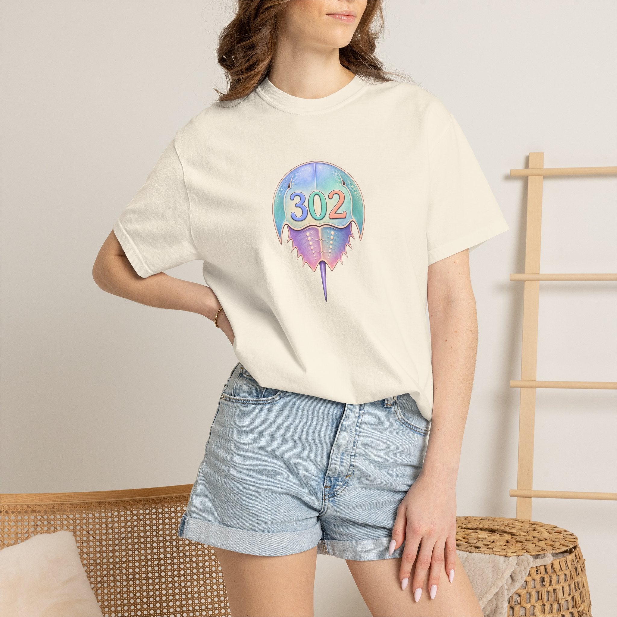 302 Rainbow Drip T-Shirt — Pastel Haze City Code Tee
