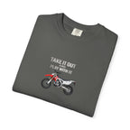 Motorcycle T-Shirt — 'Take It Out, Play With It' Vintage Dirt Bike Tee