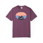 Copy of Sunset Motorcycle T-Shirt — Retro Bike Silhouette Tee