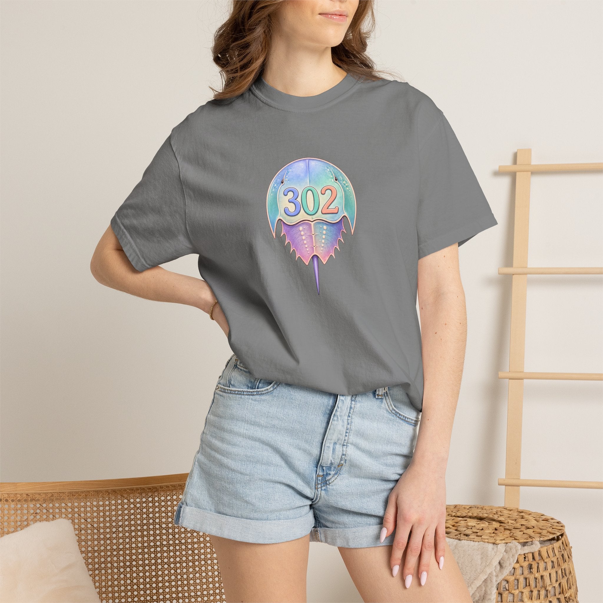 302 Rainbow Drip T-Shirt — Pastel Haze City Code Tee