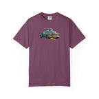 Vintage Pickup Truck & Guitar T-Shirt — Retro Americana Tee for Musicians & Classic Car Fans